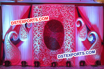 Beautiful Wedding Stage Backdrop Decoration