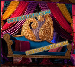 ASIAN WEDDING COLOURFUL STAGE