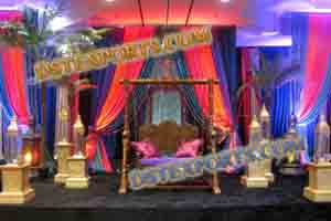 INDIAN WEDDING STAGE DECORATION