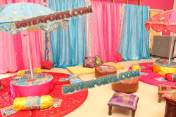 PUNJABI MEHANDI STAGE WITH UMBERALAS
