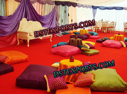 LATEST MUSLIM MEHANDI STAGE SET
