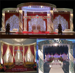 WEDDING SPIRAL CRYSTAL MANDAP SET