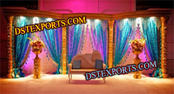 MUSLIM WEDDING SPARKLING GOLD STAGE