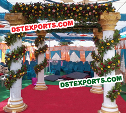 WEDDING DECOR ROMAN MANDAP