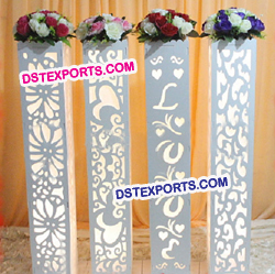 LATEST WEDDING LIGHTED PILLARS