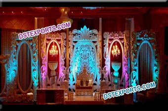 Grand Wedding Stage Backdrop