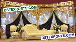 MUSLIM WEDDING STAGE DECORS
