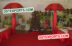 HINDU WEDDING MEHANDI STAGE