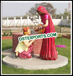 PUNJABI CULTURAL FIBER STATUES