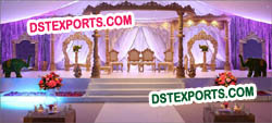 TRADITIONAL WEDDING WOOD MANDAP