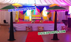 HINDU WEDDING MEHANDI STAGE SET