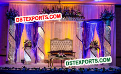 WEDDING DECORATED CRYSTAL STAGE