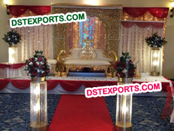 ASIAN WEDDING MAHARAJA STAGE SET