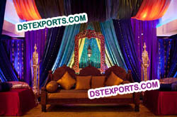 MUGHAL WEDDING STAGE DECORATIONS