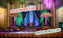 SIKH WEDDING MEHANDI STAGE SET