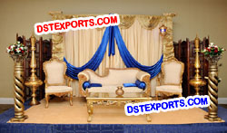 ROYAL PAKISTANI WEDDING STAGE SET