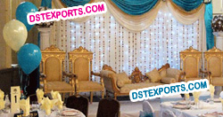 WEDDING GOLD FURNITURE SETS