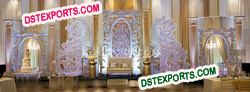 MODERN WEDDING STAGE BACKDROP DECORATIONS