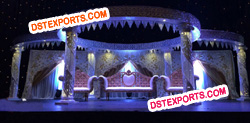 ASIAN WEDDING CRYSTAL STAGE SETS