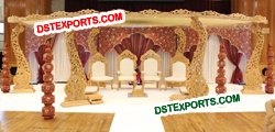 WEDDING WOODEN CARVED MANDAP