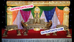 INDIAN WEDDING JEWEL GOLD STAGE