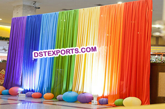 Wedding Stage Rainbow Backdrops