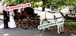 STYLISH WEDDING HORSE BUGGY