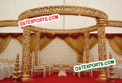 WEDDING GOLD JALI MANDAP