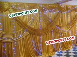INDIAN WEDDING GOLD BACKDROP