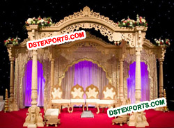 WEDDING WOODEN AKSHAR MANDAP