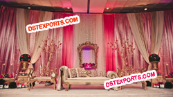 MUSLIM WEDDING ELEGENT STAGE SET