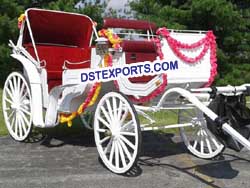 INDIAN WEDDING DECORATED BUGGY