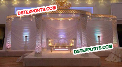 WEDDING LED LIGHTED CRYSTAL MANDAP