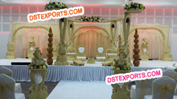 MAHARAJA WEDDING PEACOCK MANDAP