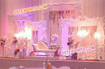 English wedding Stage Backdrop Decoration