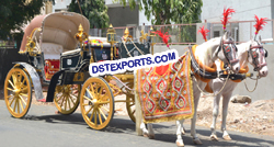 INDIAN WEDDING BLACK GOLD BUGGY