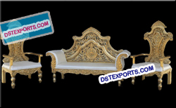 ROYAL ASIAN WEDDING GOLD FURNITURE SETS