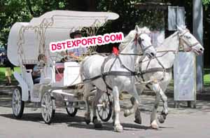 Horse Drawn Vis A Vis Victoria Carriage