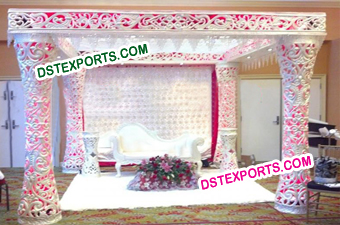 Wedding Fiber Damroo Mandap with Led Lights