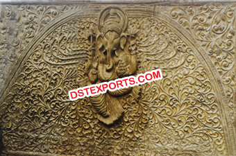 Wedding Fiber Ganesha Backdrop Panel Frame