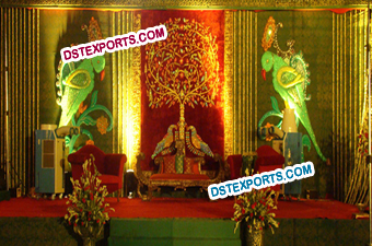 Wedding Stage Hand Embrodried Backdrop Curtain