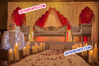 Indian Wedding Embrodried Arch Gate Backdrops