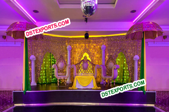 Muslim Nikah Mehndi Stage Decoration Set
