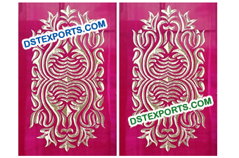 Embroidered Designer Wedding Stage backdrop