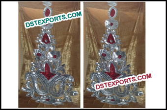 Indian Wedding Sangeet Stage Backdrop Decoration