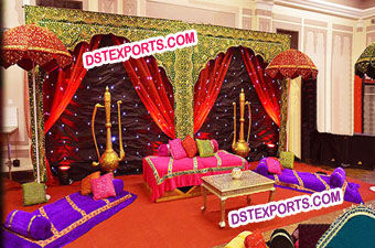 Wedding Mehandi Stage Decoration