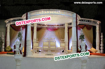 Wedding Fiber Lotus Mandap