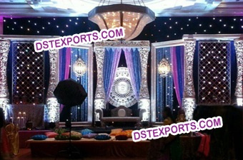 Lavish Royal Wedding Stage Set Decorations