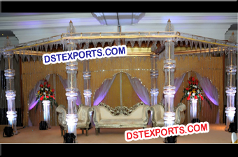 Crystal Wedding Mandap Set