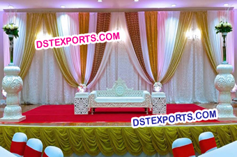 Beautiful Royal Aladdin Wedding Stage Set